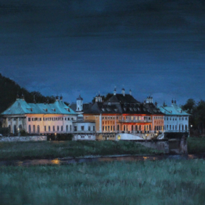 Blue hour, 50 x 60 cm